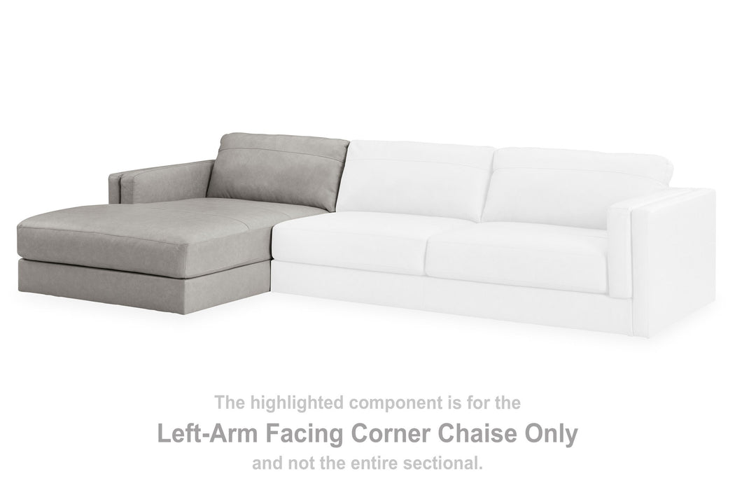 Amiata - Glacier - Laf Corner Chaise - Tallahassee Discount Furniture (FL)