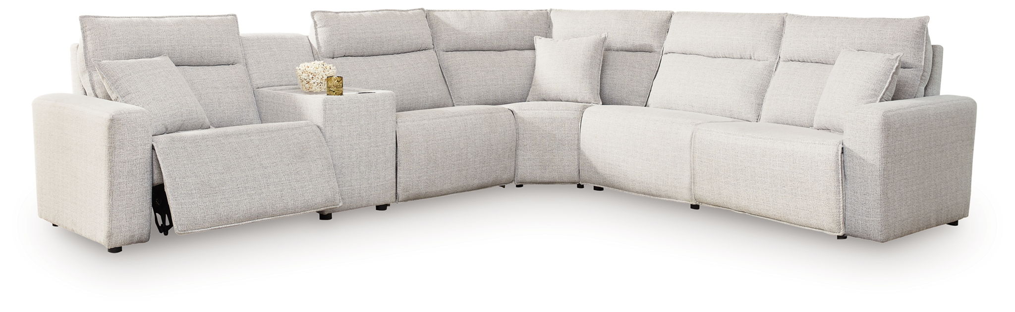 Modmax II - Reclining Sectional - Stone - Tallahassee Discount Furniture (FL)