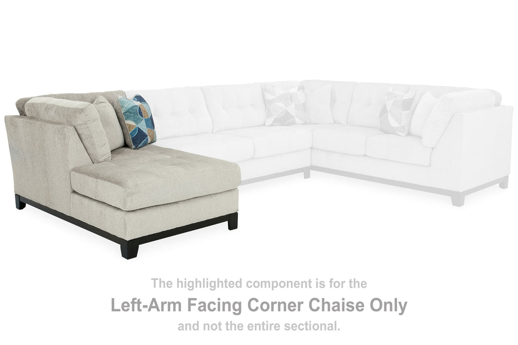 Maxon Place - Stone - Laf Corner Chaise - Tallahassee Discount Furniture (FL)