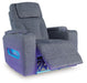 Studio Cave - Steel - Power Recliner - Tallahassee Discount Furniture (FL)