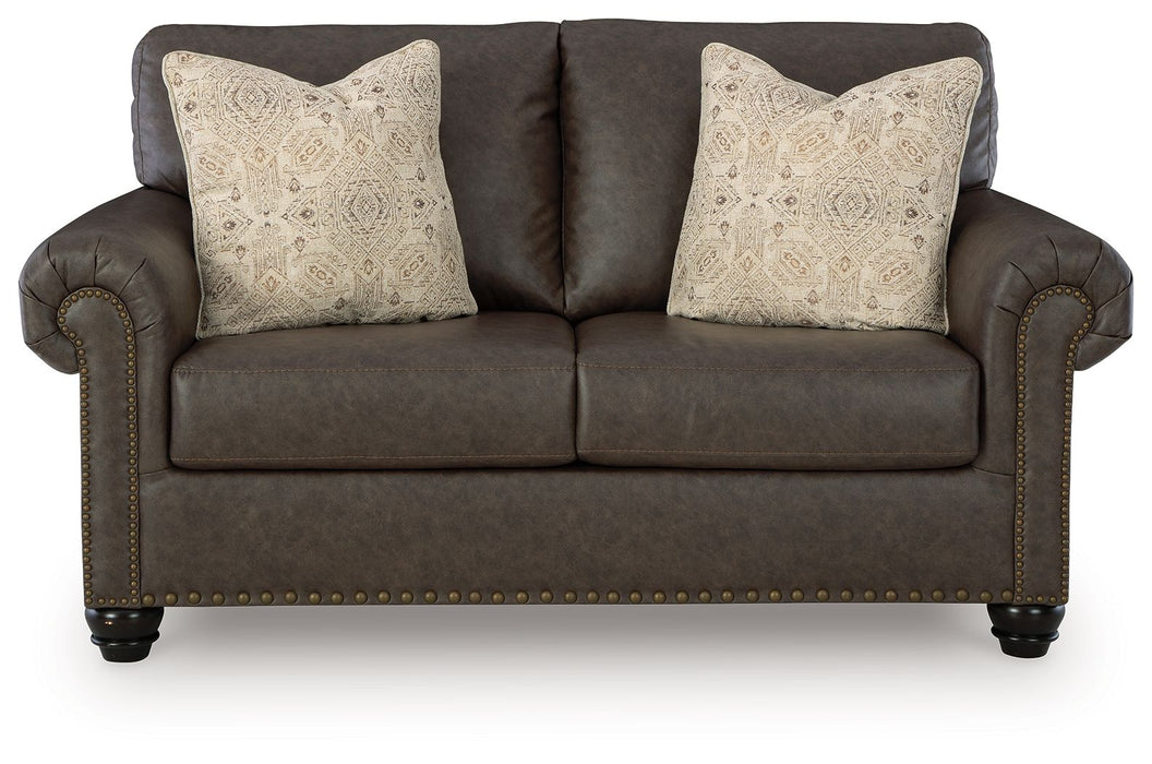 Roxmere - Umber - Loveseat - Tallahassee Discount Furniture (FL)