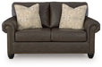 Roxmere - Umber - Loveseat - Tallahassee Discount Furniture (FL)