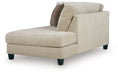 Steelwater Retreat - RAF Corner Chaise - Latte - Tallahassee Discount Furniture (FL)