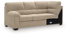 SimpleJoy - LAF Sofa With Corner Wedge - Sand - Tallahassee Discount Furniture (FL)