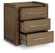 Marxmore - Three Drawer Night Stand - Brown - Tallahassee Discount Furniture (FL)