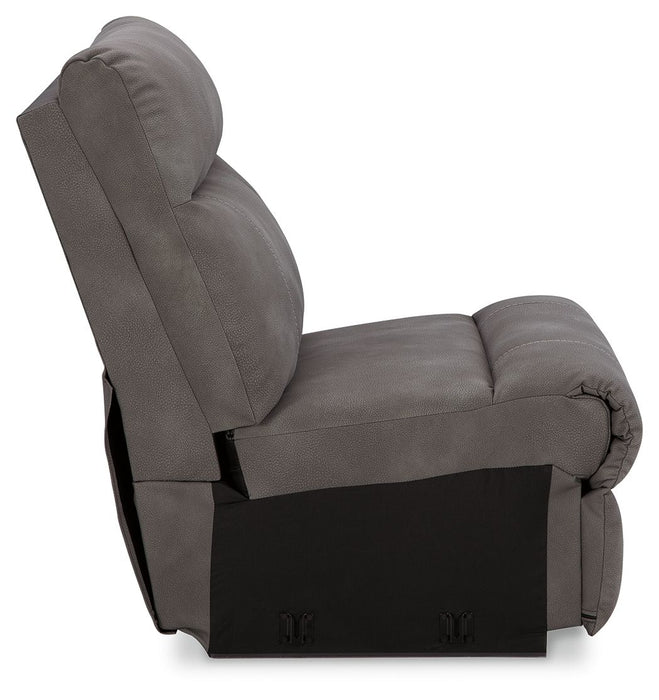 Next-gen Durapella - Slate - Armless Chair - Tallahassee Discount Furniture (FL)