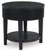 Marstream - Black - Round End Table - Tallahassee Discount Furniture (FL)