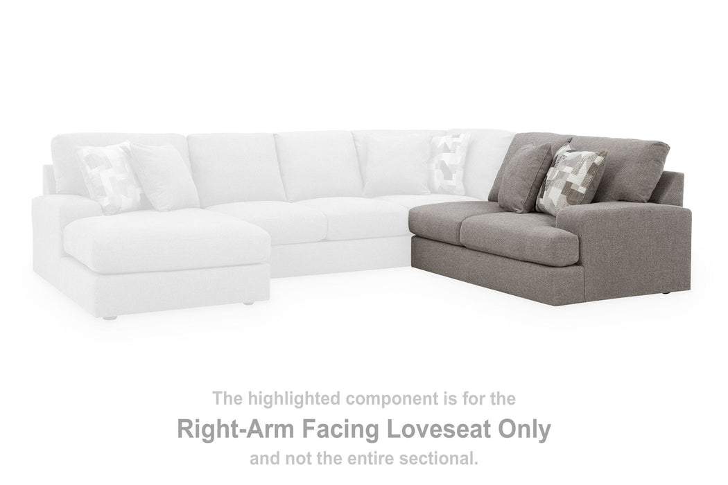 Lindon - RAF Loveseat - Smoke - Tallahassee Discount Furniture (FL)