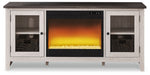 Dorrinson - TV Stand With Fireplace Insert - Tallahassee Discount Furniture (FL)