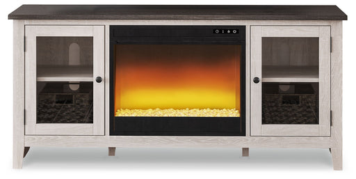 Dorrinson - TV Stand With Fireplace Insert - Tallahassee Discount Furniture (FL)