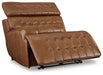 Temmpton - Chocolate - Laf Zero Wall Power Recliner - Tallahassee Discount Furniture (FL)