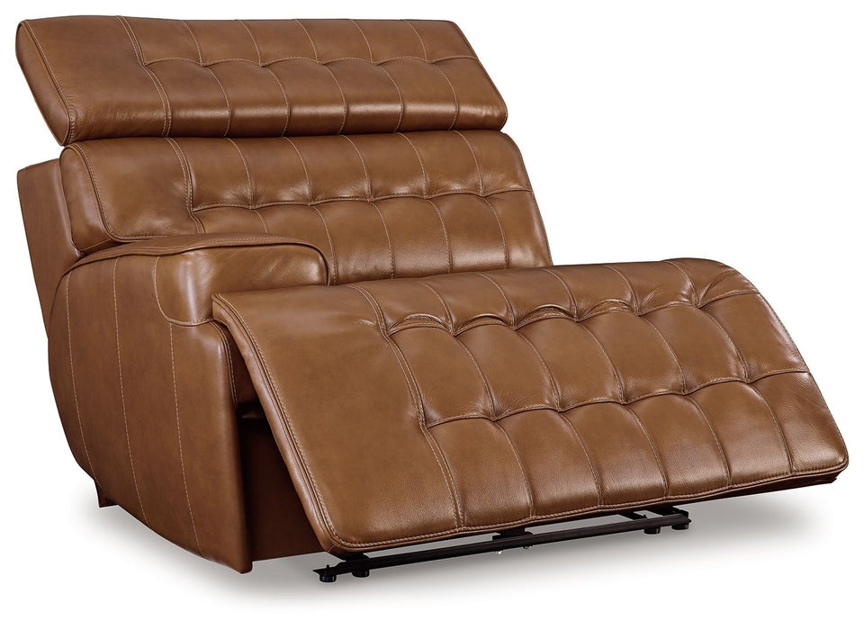 Temmpton - Chocolate - Laf Zero Wall Power Recliner - Tallahassee Discount Furniture (FL)
