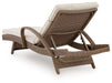 Laguna Heights - Chaise Lounge With Cushion - Beige - Tallahassee Discount Furniture (FL)