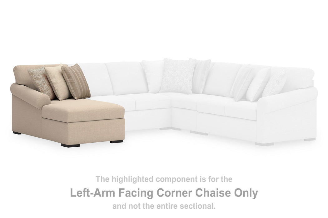 LadyMae - LAF Corner Chaise - Twill - Tallahassee Discount Furniture (FL)