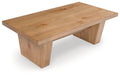 Kristiland - Light Brown - Rectangular Cocktail Table - Tallahassee Discount Furniture (FL)