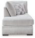 Gabyleigh - Nickel - Laf Corner Chaise - Tallahassee Discount Furniture (FL)
