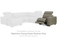 Correze - Gray - RAF Zero Wall Power Recliner - Tallahassee Discount Furniture (FL)