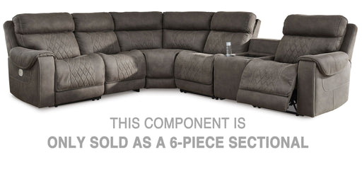 Hoopster - Gunmetal - Laf Zero Wall Power Recliner - Tallahassee Discount Furniture (FL)