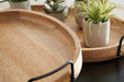 Jocelyne - Brown / Black - Tray Set (Set of 2) - Tallahassee Discount Furniture (FL)