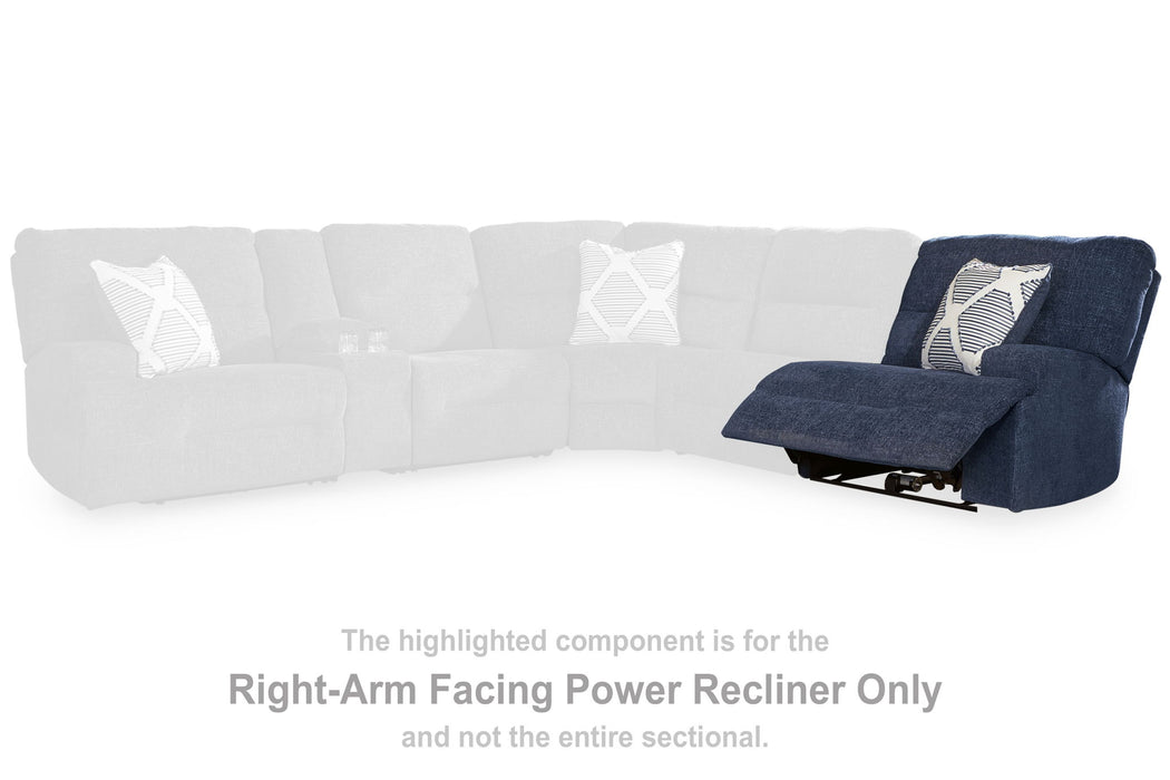 Acklen Place - Raf Zero Wall Power Recliner - Navy - Tallahassee Discount Furniture (FL)
