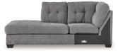 Marleton - Gray - Laf Corner Chaise - Tallahassee Discount Furniture (FL)