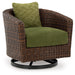 Horizon Hall - Brown / Green - Swivel Lounge With Cushion - Tallahassee Discount Furniture (FL)