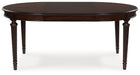 Lavinton - Brown - Oval Dining Room Extension Table - Tallahassee Discount Furniture (FL)