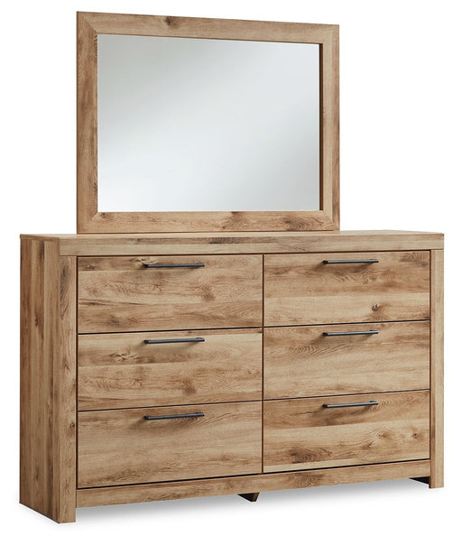 Hyanna - Dresser, Mirror - Tan - Tallahassee Discount Furniture (FL)