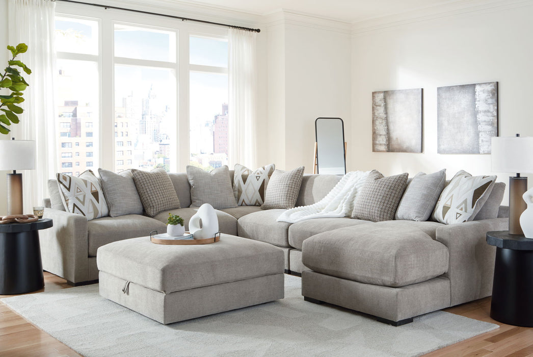 Aslan Court - Sectional With Ottoman Set - Tallahassee Discount Furniture (FL)