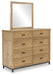 Tomtyn - Light Brown - Dresser And Mirror - Tallahassee Discount Furniture (FL)