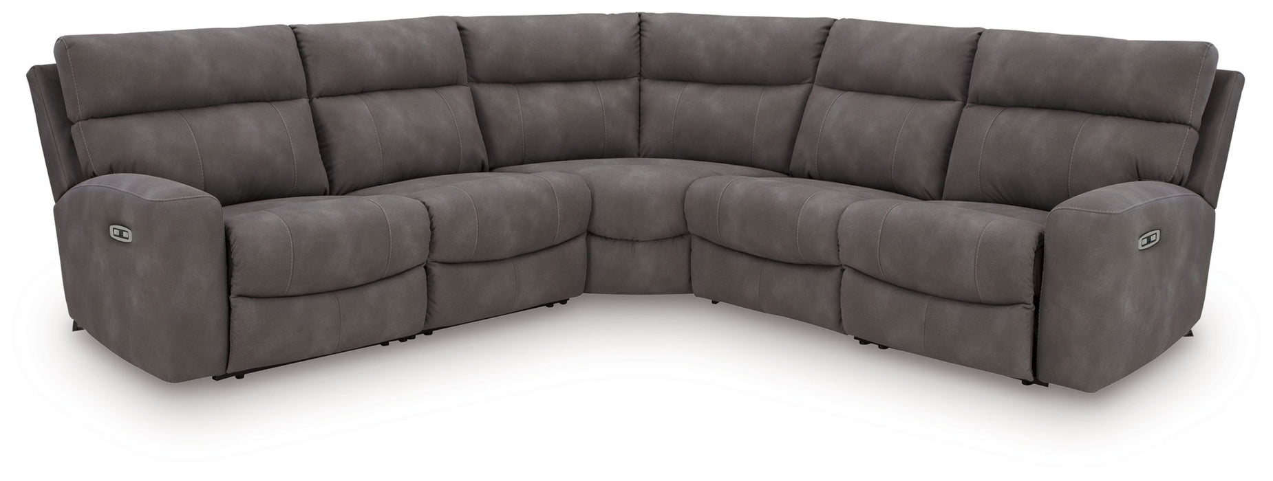 Next-Gen Durapella - Power Reclining Sectional Set - Tallahassee Discount Furniture (FL)