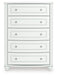 Kozlani - Five Drawer Chest - White - Tallahassee Discount Furniture (FL)