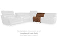 Temmpton - Chocolate - Armless Chair / Manual Headrest - Tallahassee Discount Furniture (FL)