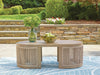 Serena Shores - Beige - Rectangular Cocktail Table - Tallahassee Discount Furniture (FL)