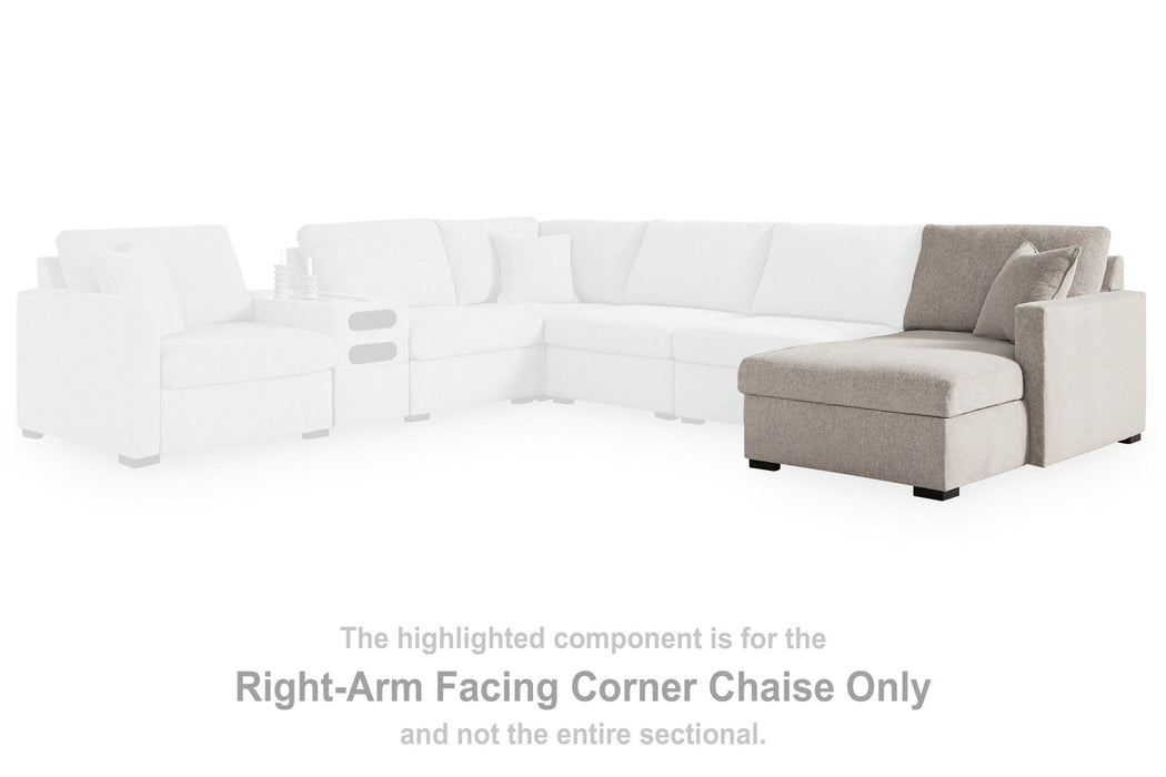 ModMax Luxe - RAF Corner Chaise - Flint - Tallahassee Discount Furniture (FL)