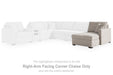 ModMax Luxe - RAF Corner Chaise - Flint - Tallahassee Discount Furniture (FL)