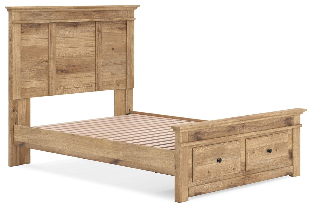 Makidern - Panel Storage Bed With Storage Footboard - Tallahassee Discount Furniture (FL)