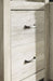 Bellaby - Entertainment Center - TV Stand With Faux Firebrick Fireplace Insert - Whitewash - Tallahassee Discount Furniture (FL)