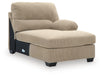 SimpleJoy - RAF Corner Chaise - Sand - Tallahassee Discount Furniture (FL)