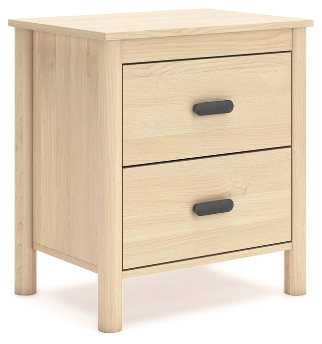 Cabinella - Tan - Two Drawer Night Stand - Tallahassee Discount Furniture (FL)