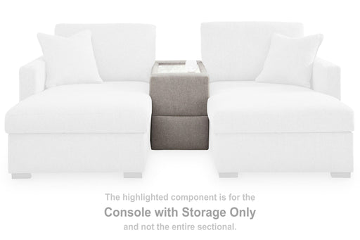 ModMax Luxe - Console With Storage - Flint - Tallahassee Discount Furniture (FL)