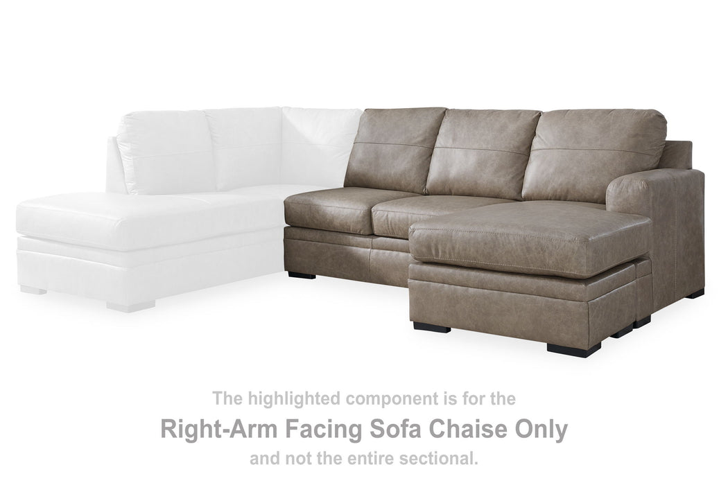 Amuleto - Desert - Raf Sofa Chaise - Tallahassee Discount Furniture (FL)