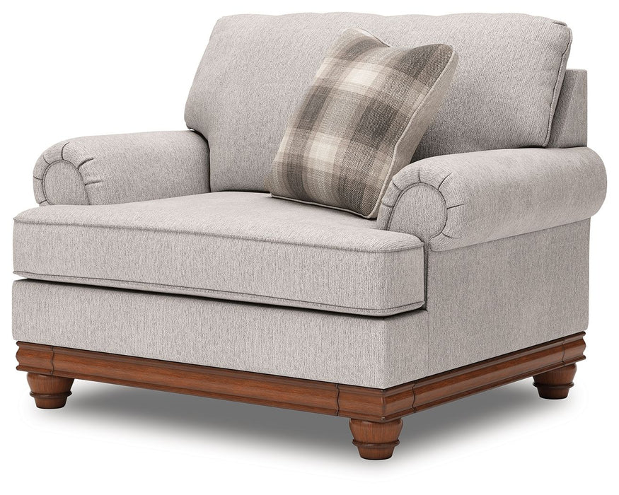 Clearbrooke - Sandstone - Chair And A Half - Tallahassee Discount Furniture (FL)