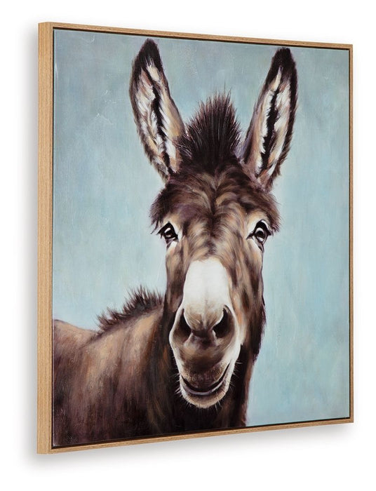 Landerton - Brown / Blue / White - Wall Art - Tallahassee Discount Furniture (FL)