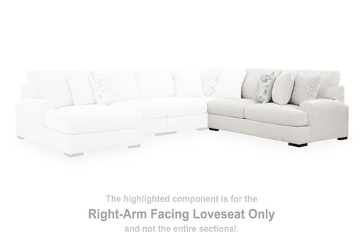 Misty-Lakes - RAF Loveseat - Chalk - Tallahassee Discount Furniture (FL)