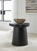 Wimbell - Black - Round End Table - Tallahassee Discount Furniture (FL)