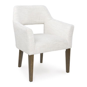 Marxmore - Dining Upholstered Arm Chair (Set of 2) - Brown - Tallahassee Discount Furniture (FL)