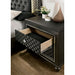 Demetria Metallic Gray Night Stand - Tallahassee Discount Furniture (FL)