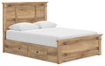 Makidern - Panel Storage Bed With 2 Under Bed Storage Units - Tallahassee Discount Furniture (FL)