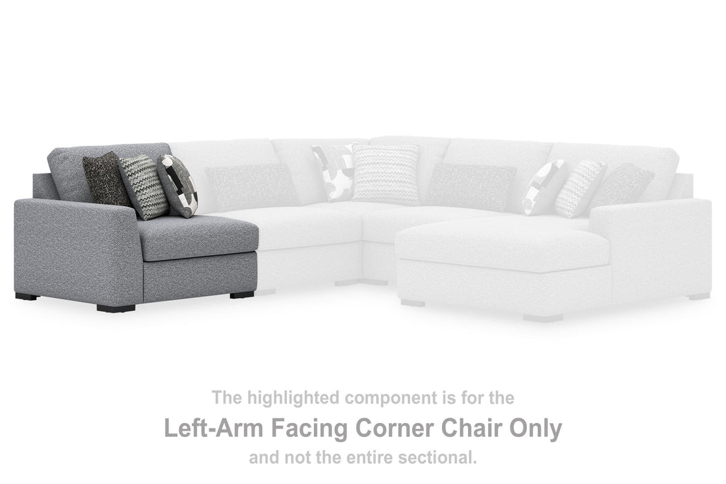Bealton - Salt and Pepper - LAF Corner Chair - Tallahassee Discount Furniture (FL)